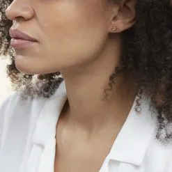 Histoire D'Or Boucles D'oreilles Puces Ajna Plaqué Or Jaune 10 Histoire D'Or Boucles D'oreilles Puces Ajna Plaqué Or Jaune -Boucles d'oreilles Bracelet Soldes FQOFJW0406 model0