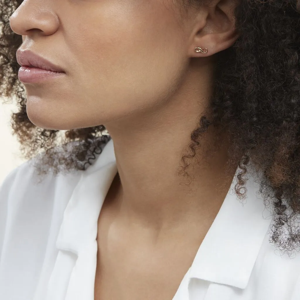 Histoire D'Or Boucles D'oreilles Puces Ajna Plaqué Or Jaune 6 Histoire D'Or Boucles D'oreilles Puces Ajna Plaqué Or Jaune – Image 4