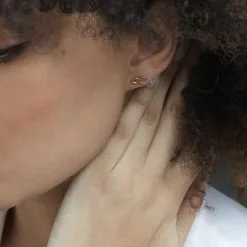 Histoire D'Or Boucles D'oreilles Puces Ajna Plaqué Or Jaune 11 Histoire D'Or Boucles D'oreilles Puces Ajna Plaqué Or Jaune -Boucles d'oreilles Bracelet Soldes FQOFJW0406 model1