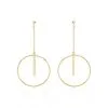 Histoire D'Or Boucles D'oreilles Pendantes Evana Plaqué Or Jaune -Boucles d'oreilles Bracelet Soldes FQOFJW0494 master