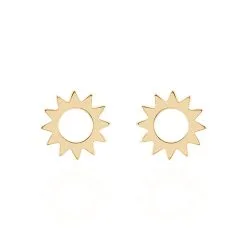 Histoire D'Or Boucles D'oreilles Puces Adelinda Plaqué Or Jaune