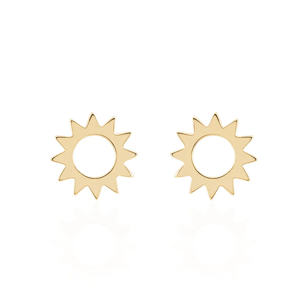 Histoire D'Or Boucles D'oreilles Puces Adelinda Plaqué Or Jaune 3 Histoire D'Or Boucles D'oreilles Puces Adelinda Plaqué Or Jaune