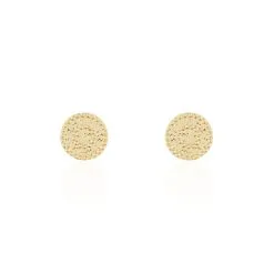 Histoire D'Or Boucles D'oreilles Puces Laria Plaqué Or Jaune