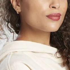 Histoire D'Or Créoles Tangerine Plaque Or Jaune -Boucles d'oreilles Bracelet Soldes FQOFJW0610 model0