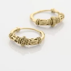 Histoire D'Or Créoles Tangerine Plaque Or Jaune -Boucles d'oreilles Bracelet Soldes FQOFJW0610 view2