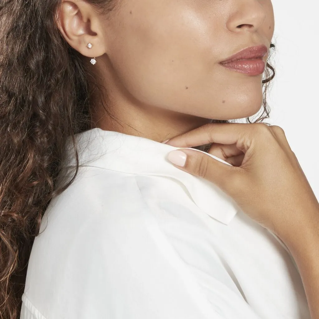 Histoire D'Or Bijoux D'oreilles Plaqué Or Dedale Oxydes De Zirconium 6 Histoire D'Or Bijoux D'oreilles Plaqué Or Dedale Oxydes De Zirconium – Image 4