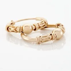 Histoire D'Or Créoles Tehanie Plaqué Or Jaune -Boucles d'oreilles Bracelet Soldes FQOMJW0114 view2