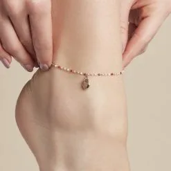 Histoire D'Or Chaine De Cheville Plaqué Or Jaune Lyndsea Perles De Miyuki -Boucles d'oreilles Bracelet Soldes FQZFJXS002 model0