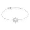 Laetizia Bracelet Lip Henriette Argent Blanc Oxyde De Zirconium