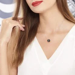 Histoire D'Or Collier Nina Cera Argent Blanc Strass Et Céramique -Boucles d'oreilles Bracelet Soldes MACFBXN143 model0