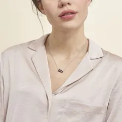 Histoire D'Or Collier Celinia Argent Blanc Céramique Et Oxyde De Zirconium -Boucles d'oreilles Bracelet Soldes MACFBXN183 model0