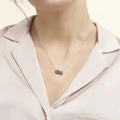 Histoire D'Or Collier Celinia Argent Blanc Céramique Et Oxyde De Zirconium -Boucles d'oreilles Bracelet Soldes MACFBXN183 model1