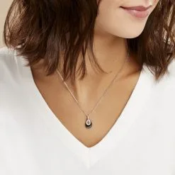 Histoire D'Or Collier Héléane Argent Blanc Céramique Et Oxyde De Zirconium 8 Histoire D'Or Collier Héléane Argent Blanc Céramique Et Oxyde De Zirconium -Boucles d'oreilles Bracelet Soldes MACFBXN238 model0