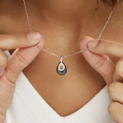 Histoire D'Or Collier Héléane Argent Blanc Céramique Et Oxyde De Zirconium 9 Histoire D'Or Collier Héléane Argent Blanc Céramique Et Oxyde De Zirconium -Boucles d'oreilles Bracelet Soldes MACFBXN238 model1