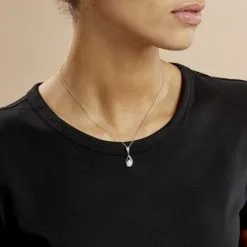 Histoire D'Or Collier Marina Cera Argent Blanc Céramique Et Oxyde De Zirconium -Boucles d'oreilles Bracelet Soldes MACFBXN255 model0