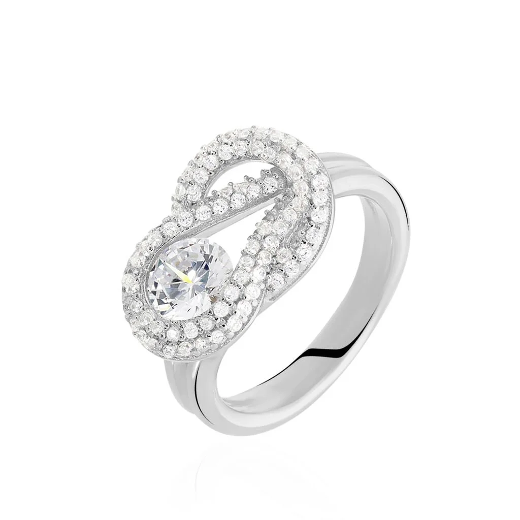Bague Laetizia Pretty Argent Blanc Oxyde De Zirconium 3 Bague Laetizia Pretty Argent Blanc Oxyde De Zirconium