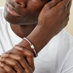 Jourdan Bracelet Salhia Acier Blanc -Boucles d'oreilles Bracelet Soldes MIBHBW0238 model0 2