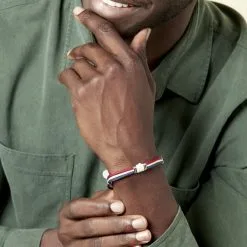 Jourdan Bracelet Sylvianne Acier Blanc -Boucles d'oreilles Bracelet Soldes MIBHBW0238 model2