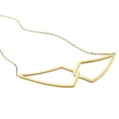 Histoire D'Or Collier Sautoir Adelind Acier Jaune -Boucles d'oreilles Bracelet Soldes MICFJW0098 view1