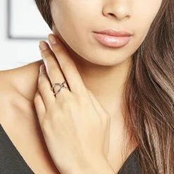 Histoire D'Or Bague Adelind Acier Blanc -Boucles d'oreilles Bracelet Soldes MIDFBW0306 model0