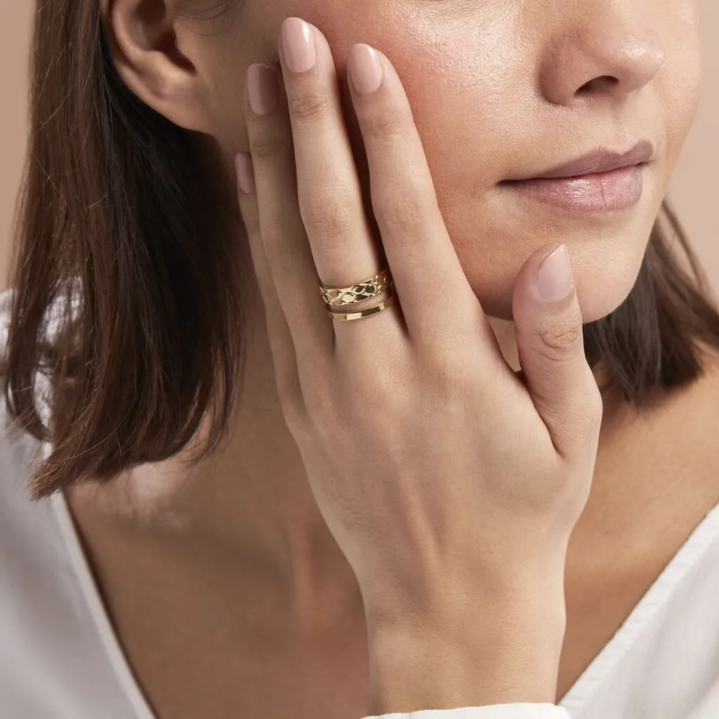 Histoire D'Or Bague Ajustable Abram Acier Doré 7 Histoire D'Or Bague Ajustable Abram Acier Doré – Image 5