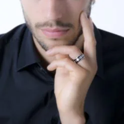 Jourdan Bague Margalith Acier Blanc -Boucles d'oreilles Bracelet Soldes MIDHBWN004 model0