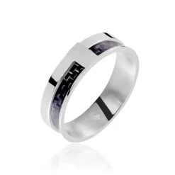 Jourdan Bague Karly Acier Blanc