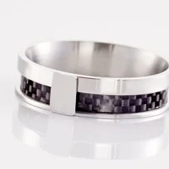 Jourdan Bague Karly Acier Blanc -Boucles d'oreilles Bracelet Soldes MIDHBWN013 view3