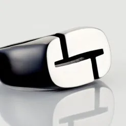 Bague Jourdan Jok Acier Gris -Boucles d'oreilles Bracelet Soldes MIDHGW0070 view3