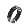 Bague Phebus Him Cosme Acier Noir
