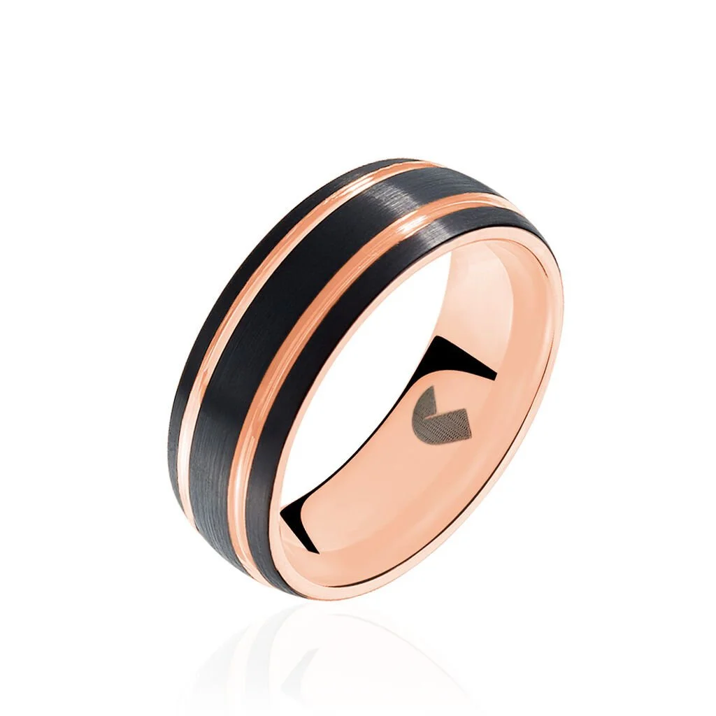 Jourdan Bague Acier Rose 3 Jourdan Bague Acier Rose