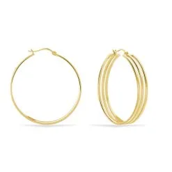 Histoire D'Or Créoles Adel Acier Jaune -Boucles d'oreilles Bracelet Soldes MIOFJW0055 view2