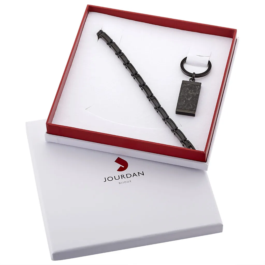 Jourdan Bracelet Sheron Acier Noir 3 Jourdan Bracelet Sheron Acier Noir