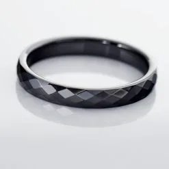 Histoire D'Or Bague Pilar Petite Ceramique Noir Céramique -Boucles d'oreilles Bracelet Soldes MRDFNXN006 view3